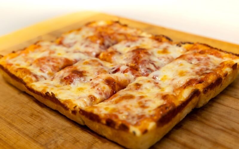 Square Deep Dish Cheese Pizza